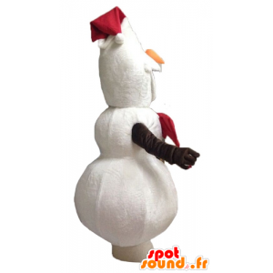 Mascot Olaf kuuluisa Lumiukko Snow Queen - MASFR23402 - julkkikset Maskotteja