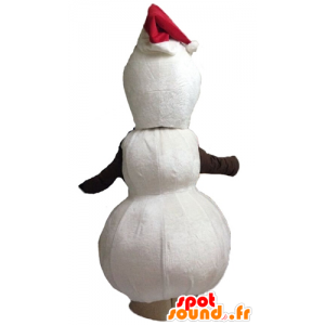 Mascotte Olaf famoso pupazzo di neve Snow Queen - MASFR23402 - Famosi personaggi mascotte