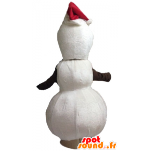 Rainha da Neve Mascot Olaf famoso boneco de neve - MASFR23402 - Celebridades Mascotes