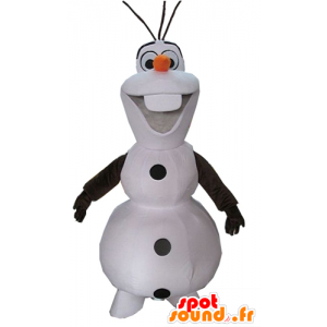 Mascot Olaf kuuluisa Lumiukko Snow Queen - MASFR23403 - julkkikset Maskotteja