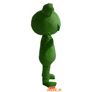 Mascotte de grenouille verte, géante et souriante - MASFR23405 - Animaux de la forêt