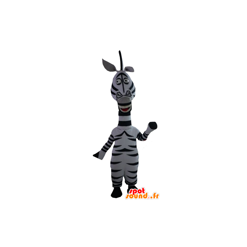 Mascot Marty, den berømte zebra fra Madagaskar tegneserie -