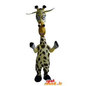 Mascotte de Melman, la célèbre girafe du dessin animé Madagascar - MASFR23407 - Mascottes Personnages célèbres