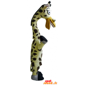 Mascot Melman die Giraffe berühmten Cartoon Madagaskar - MASFR23407 - Maskottchen berühmte Persönlichkeiten