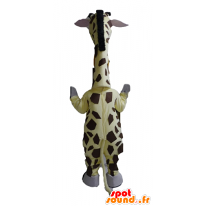 Mascot Melman la jirafa famosa Madagascar animados - MASFR23407 - Personajes famosos de mascotas