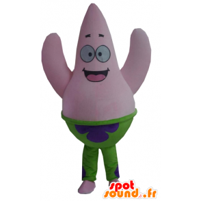 Maskot Patrick, berømt lyserød havstjerne fra Bob l'éponge - SvampeBob maskotter - MASFR23408 - SpotSound.fr