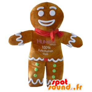 Ti cookie mascot, famous gingerbread in Shrek - MASFR23410 - Mascots Shrek