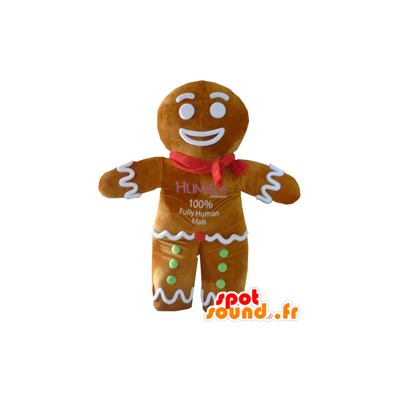 Ti cookie mascot, famous gingerbread in Shrek - MASFR23410 - Mascots Shrek