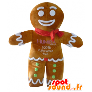 Ti cookie maskot, kjent pepperkaker i Shrek - MASFR23410 - Shrek Maskoter