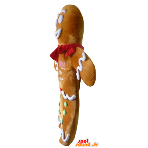 Ti mascote biscoito, famoso pão de gengibre em Shrek - MASFR23410 - Shrek Mascotes