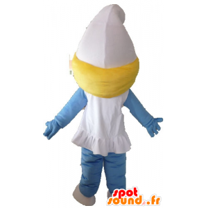 Smurfette mascote, os famosos quadrinhos Smurfs - MASFR23412 - Mascottes Les Schtroumpf