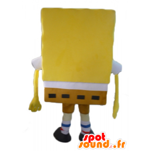 Svampbob maskot, gul seriefigur - Spotsound maskot