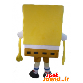 Mascotte de Bob l'éponge, personnage jaune de dessin animé - MASFR23413 - Mascottes Bob l'éponge