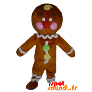 Mascotte de Ti biscuit, célèbre pain d'épices dans Shrek - MASFR23417 - Mascottes Shrek