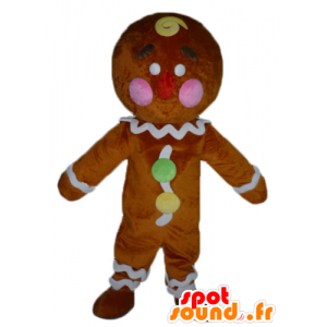 Ti cookie maskot, kjent pepperkaker i Shrek - MASFR23417 - Shrek Maskoter