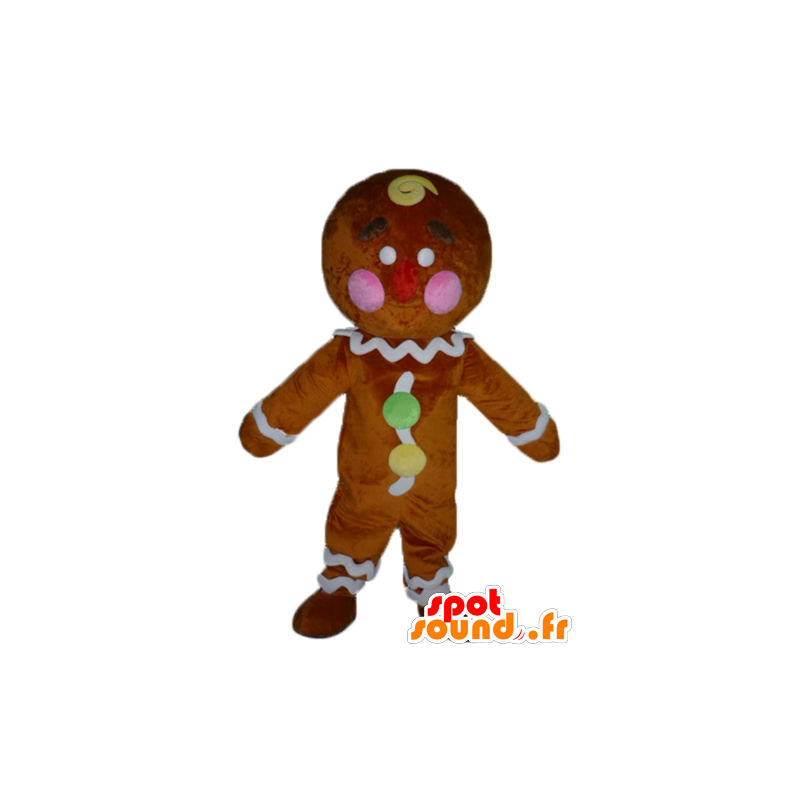 Ti cookie maskot, kjent pepperkaker i Shrek - MASFR23417 - Shrek Maskoter