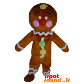 Ti koekje mascotte, beroemde peperkoek in Shrek - MASFR23417 - Shrek Mascottes