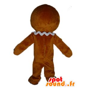 Maskot Ti Biscuit, berømt peberkage i Shrek - Shrek maskotter - MASFR23417 - SpotSound.fr