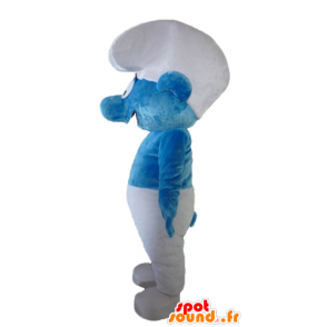 Azul mascote e comics Smurf brancas - MASFR23418 - Mascottes Les Schtroumpf