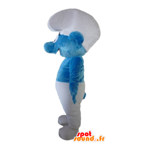 Mascot Smurf blue and white, the comic - MASFR23418 - Mascots the Smurf