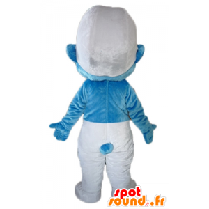 Mascot Smurf blue and white, the comic - MASFR23418 - Mascots the Smurf