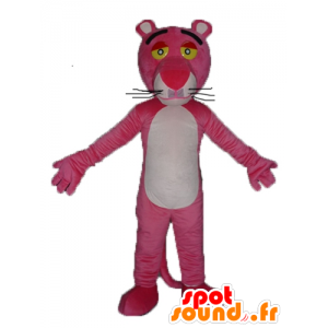 Mascot av Pink Panther, tegneseriefigur - MASFR23420 - kjendiser Maskoter