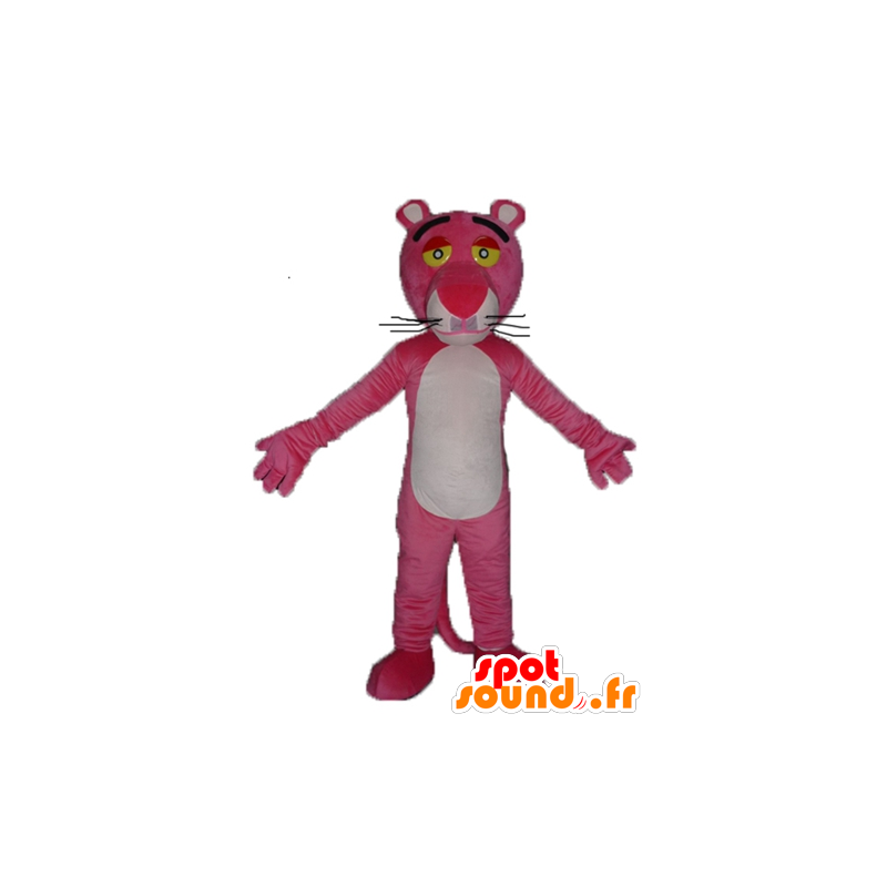 Mascot av Pink Panther, tegneseriefigur - MASFR23420 - kjendiser Maskoter