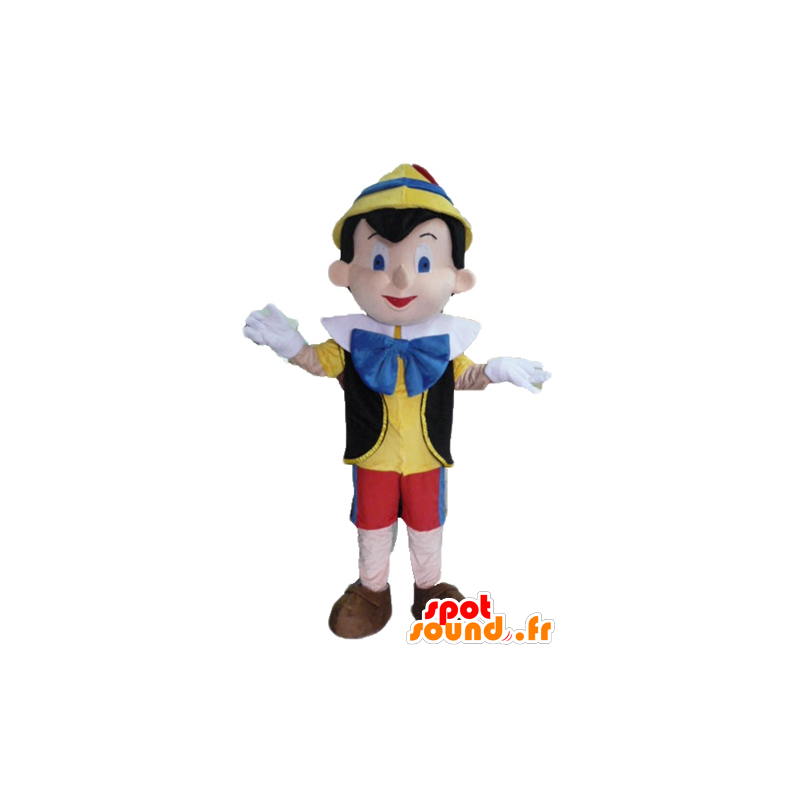 Mascotte de Pinocchio, célèbre personnage de dessin animé - MASFR23423 - Mascottes Pinocchio