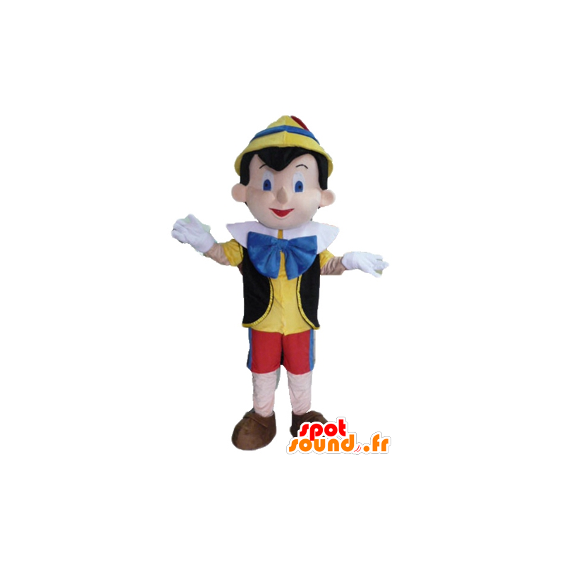 Pinocchio maskot, berömd seriefigur - Spotsound maskot