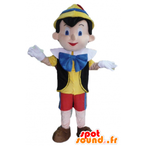 Pinocchio maskot, berømt tegneseriefigur - Spotsound maskot