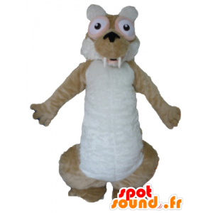 Maskot från Scrat, berömd ekorre från istiden - Spotsound maskot