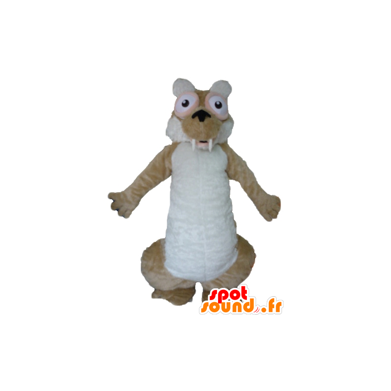 Mascot Scrat, de beroemde eekhoorn uit de ijstijd - MASFR23426 - Celebrities Mascottes