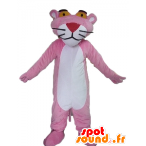 Pink panter maskot, tegneseriefigur - Spotsound maskot kostume