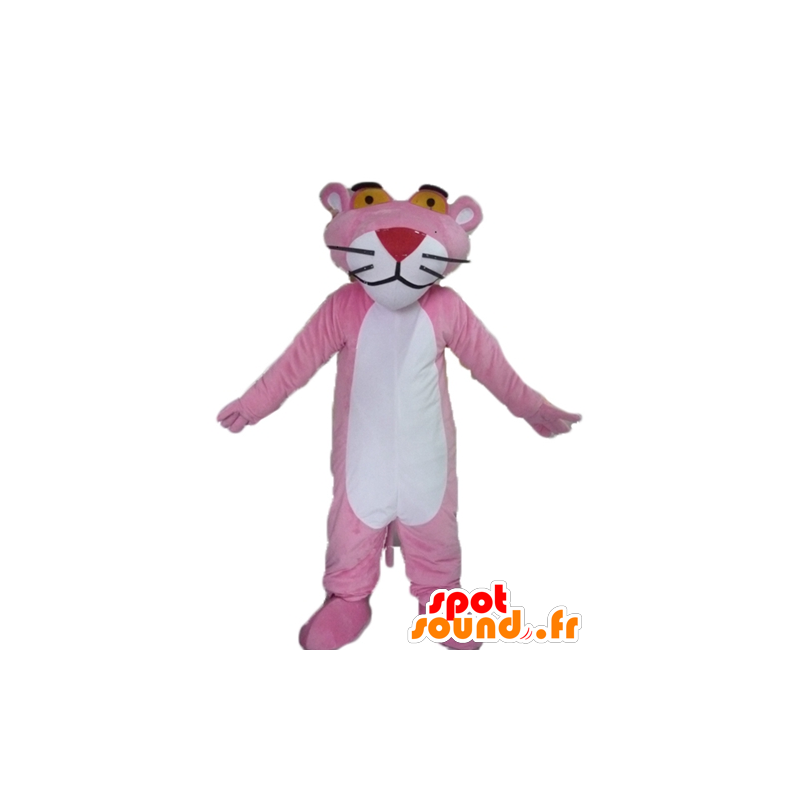 Mascot av Pink Panther, tegneseriefigur - MASFR23431 - kjendiser Maskoter