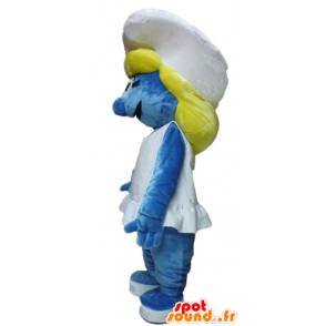 Smurfette mascot, the famous BD Smurfs - MASFR23432 - Mascots the Smurf