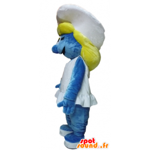 Smurfette maskotti, kuuluisa sarjakuva Smurffit - MASFR23432 - Mascottes Les Schtroumpf