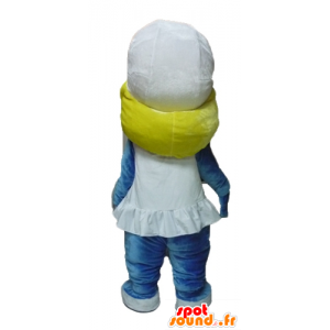 Smurfette maskotti, kuuluisa sarjakuva Smurffit - MASFR23432 - Mascottes Les Schtroumpf