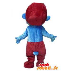 Mascot av Papa Smurf, berømt tegneseriefigur - MASFR23433 - Mascottes Les Schtroumpf