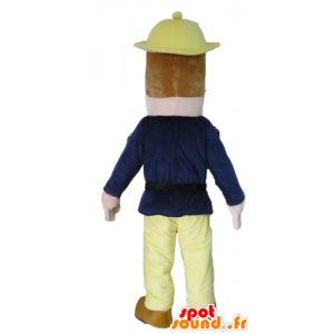 Mascotte mens, dierenverzorger Explorer - MASFR23435 - man Mascottes