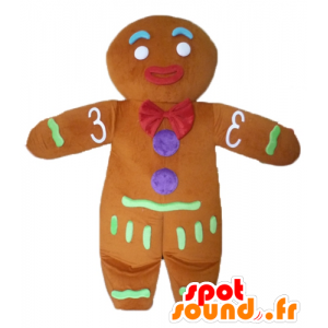 Ti cookie mascot, famous gingerbread in Shrek - MASFR23438 - Mascots Shrek