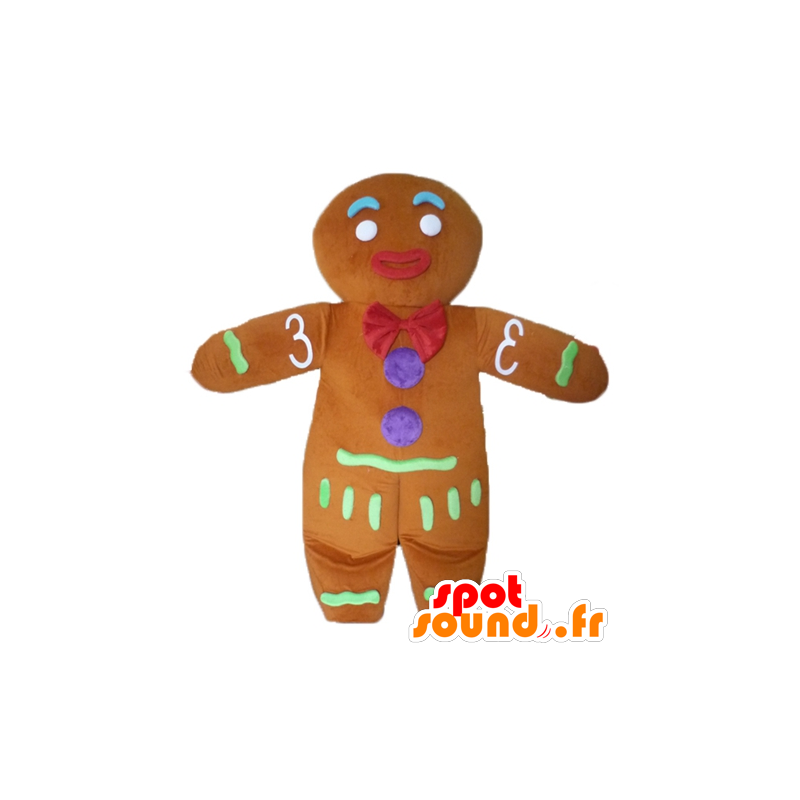 Ti μπισκότο μασκότ, διάσημη μελόψωμο στο Shrek - MASFR23438 - Σρεκ Μασκότ