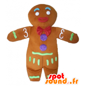 Ti mascote biscoito, famoso pão de gengibre em Shrek - MASFR23438 - Shrek Mascotes