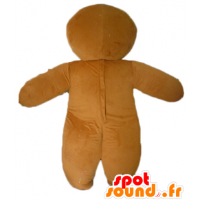 Maskot Ti Biscuit, berømt peberkage i Shrek - Shrek maskotter - MASFR23438 - SpotSound.fr
