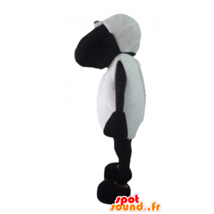 Μασκότ Shaun διάσημο καρτούν μαύρο και άσπρο πρόβατο - MASFR23440 - διασημότητες Μασκότ
