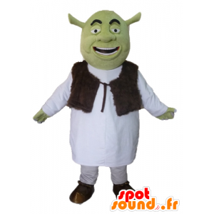 Mascot Shrek, o famoso desenho animado ogro verde