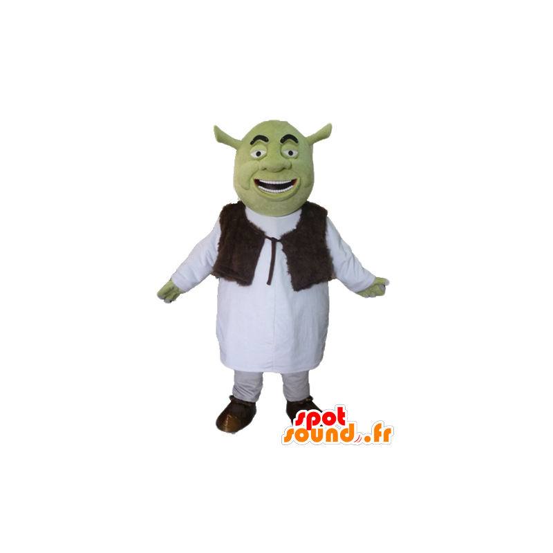 Mascotte de Shrek, le célèbre ogre vert de dessin animé - MASFR23441 - Mascottes Shrek