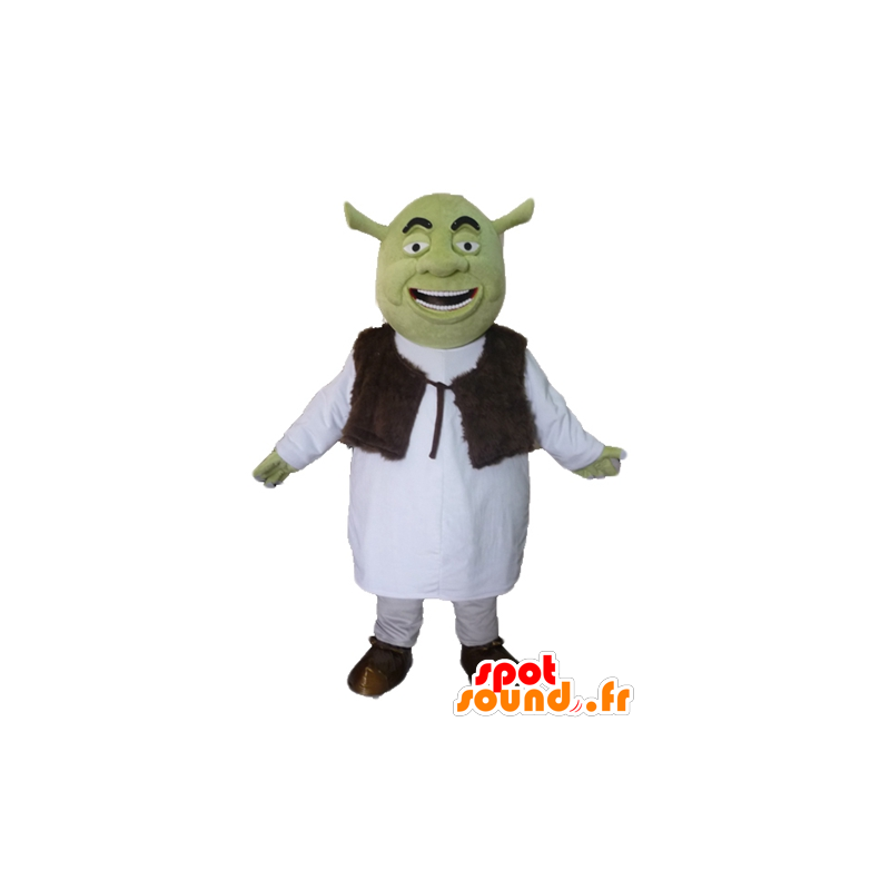 Shrek mascot, the famous green ogre cartoon - MASFR23441 - Mascots Shrek