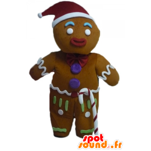 Mascotte de Ti biscuit, célèbre pain d'épices dans Shrek - MASFR23443 - Mascottes Shrek