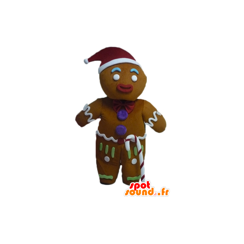 Mascotte de Ti biscuit, célèbre pain d'épices dans Shrek - MASFR23443 - Mascottes Shrek