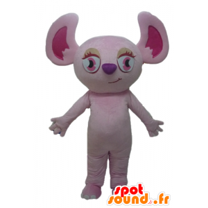 Rosa koalamaskot, rosa ekorre - Spotsound maskot